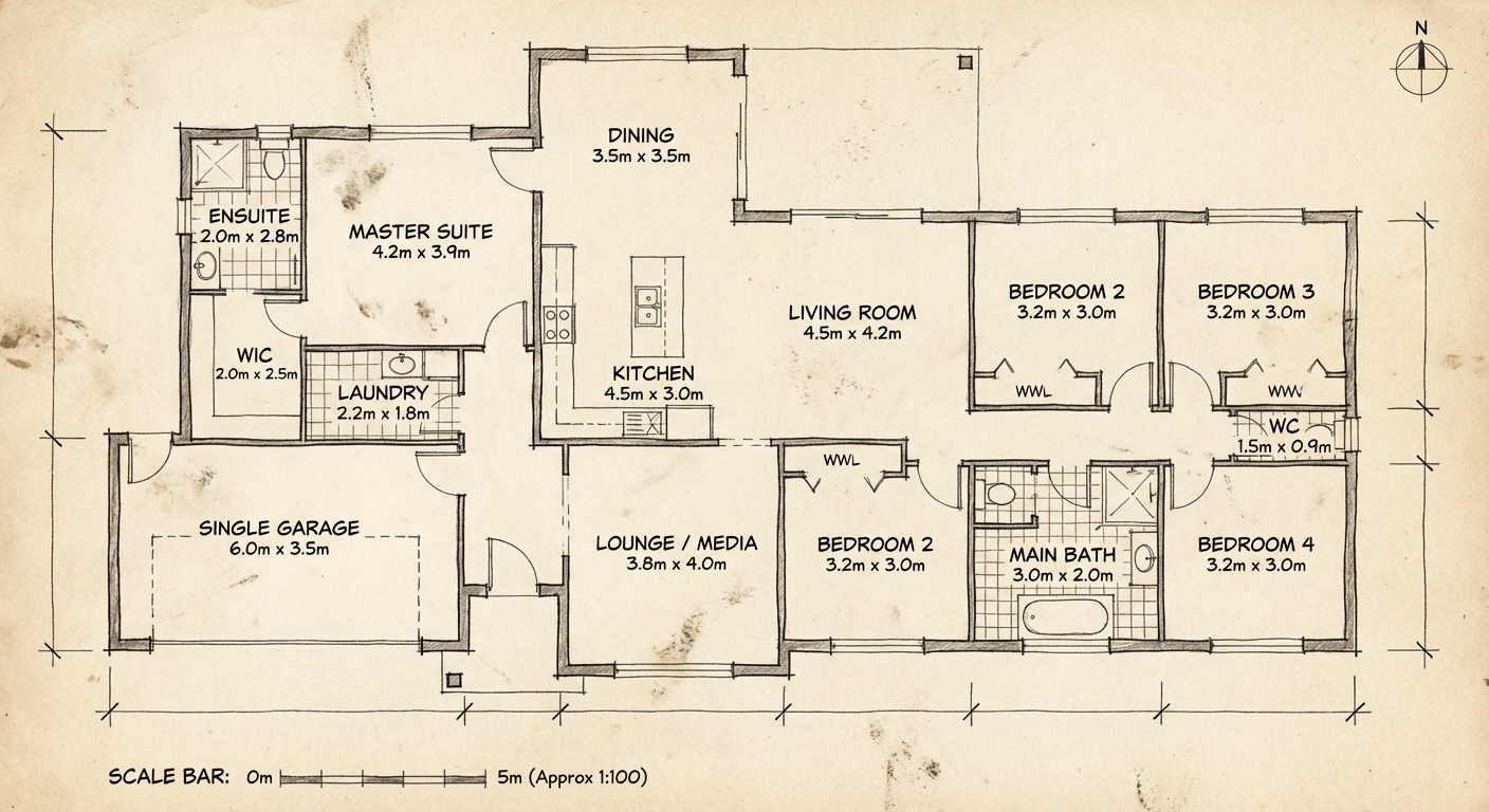 Sketch to Professional Floorplan in Seconds — before